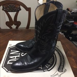 Men’s Dan Post black cowboy boots
